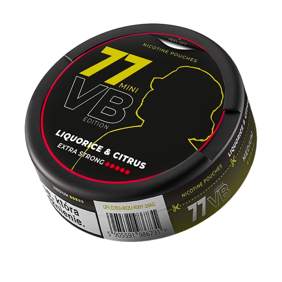 77 Liquorice & Citrus VB Edition Mini 20 mg/pouch (40 mg/g)