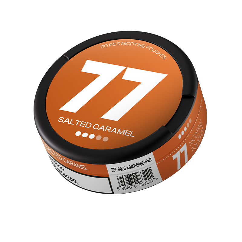 77 Salted Caramel 10.4 mg/pouch (16 mg/g)