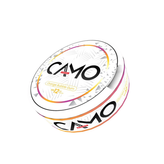 Camo Orange Bubble Gum 20 mg/pouch (26.6 mg/g)