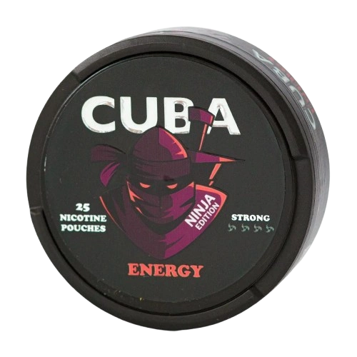 Cuba Ninja Energy 20 mg/pouch (38.4 mg/g)
