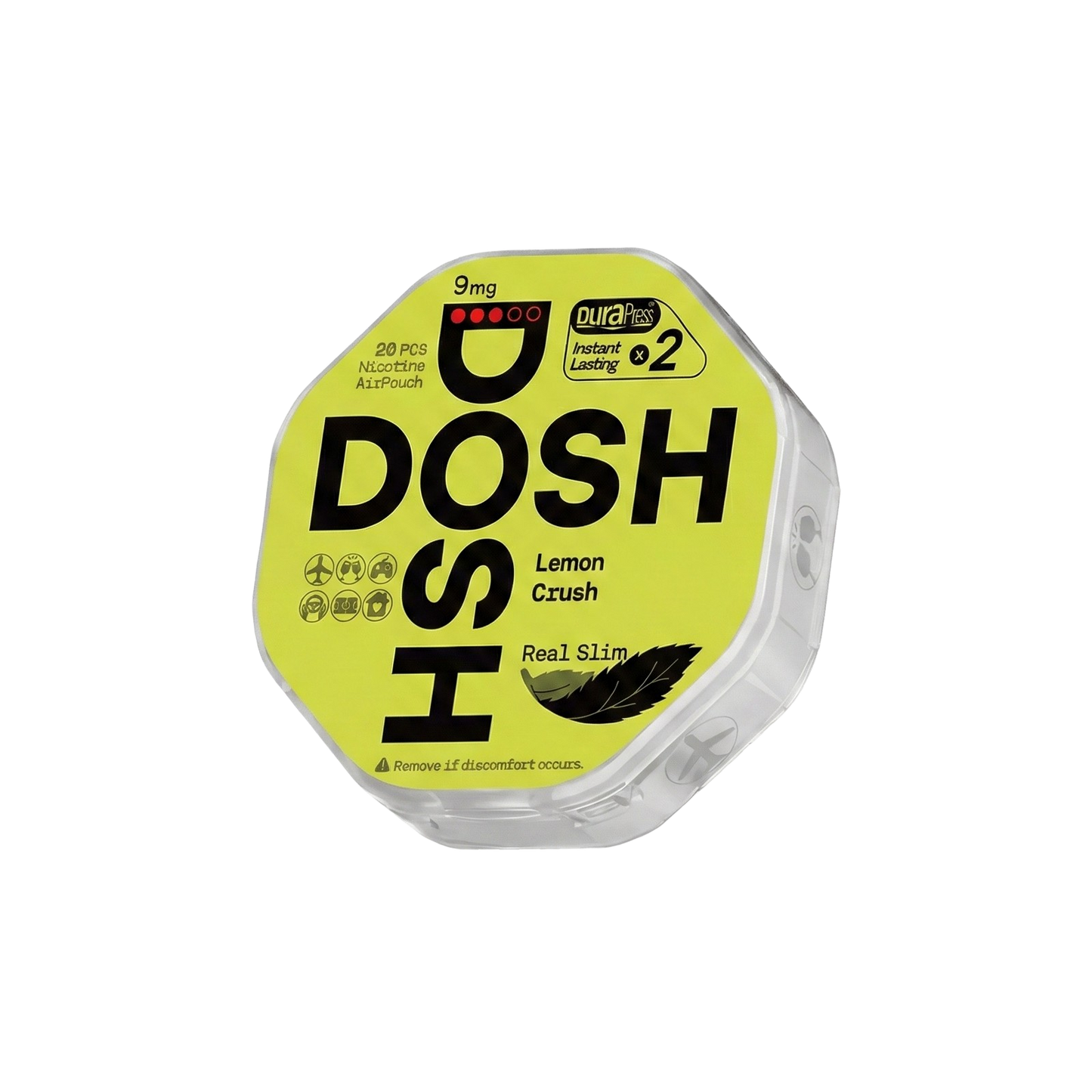 DOSH Lemon Crush 9 mg/pouch (94 mg/g)