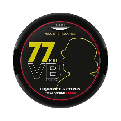 77 VB Edition Mini Liquorice & Citrus 20 mg/pouch (40 mg/g)