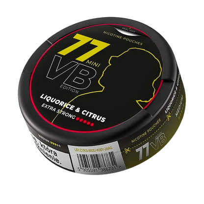 77 VB Edition Mini Liquorice & Citrus 20 mg/pouch (40 mg/g)