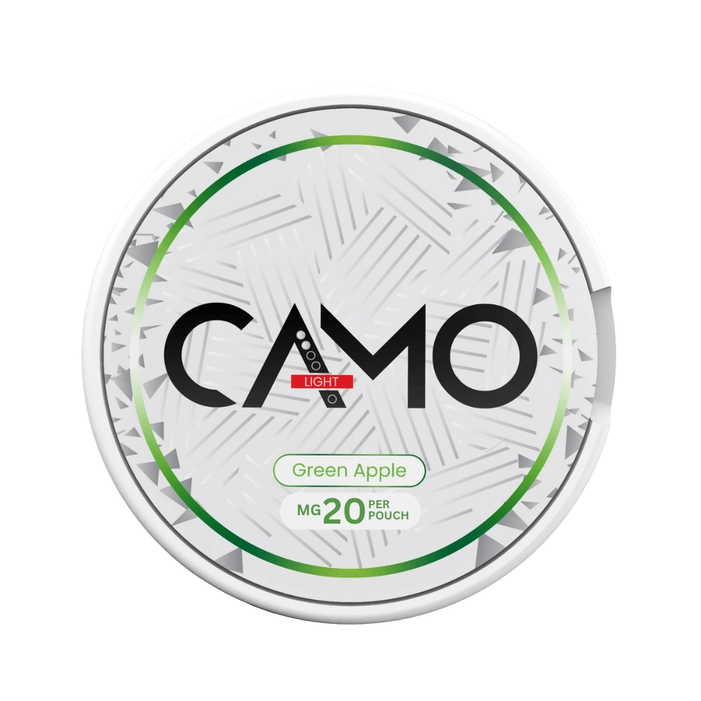 Camo Green Apple 20 mg/pouch (26.6 mg/g)