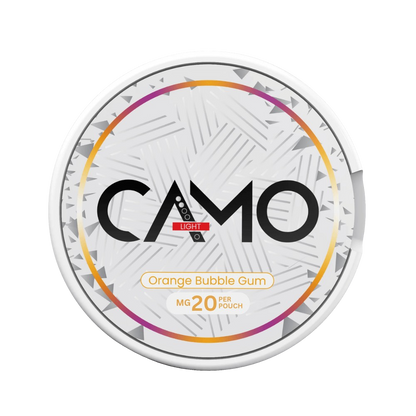 Camo Orange Bubble Gum 20 mg/pouch (26.6 mg/g)