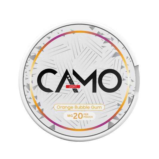Camo Orange Bubble Gum 20 mg/pouch (26.6 mg/g)