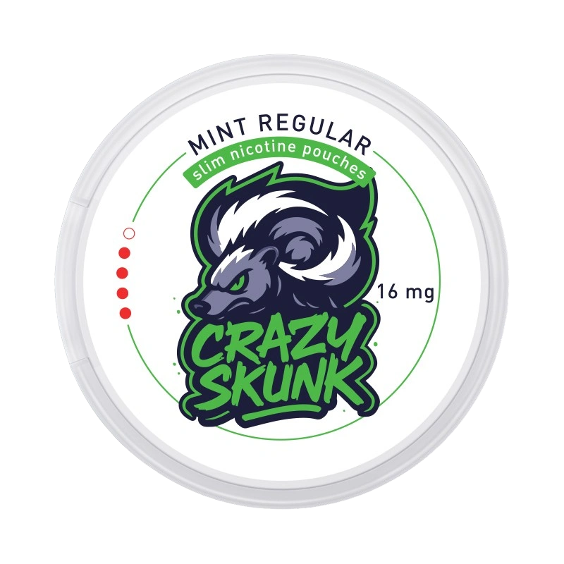 CRAZY SKUNK Mint Regular 16 mg/pouch (32 mg/g)