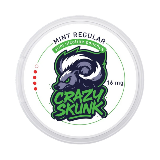 CRAZY SKUNK Mint Regular 16 mg/pouch (32 mg/g)