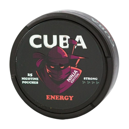 Cuba Ninja Energy 20 mg/pouch (38.4 mg/g)