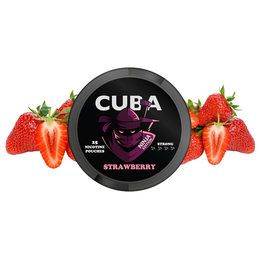 Cuba Ninja Strawberry 20 mg/pouch (38.4 mg/g)