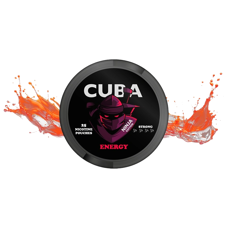 Cuba Ninja Energy 20 mg/pouch (38.4 mg/g)