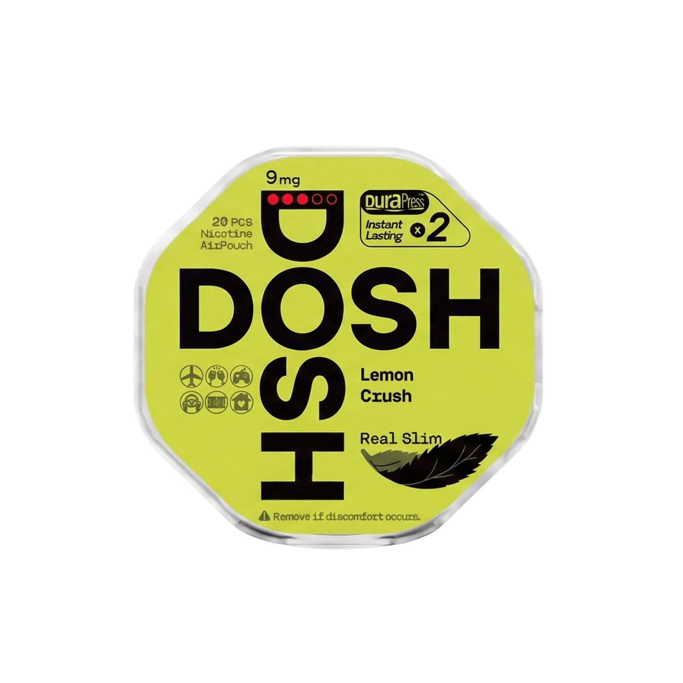 DOSH Lemon Crush 9 mg/pouch (94 mg/g)