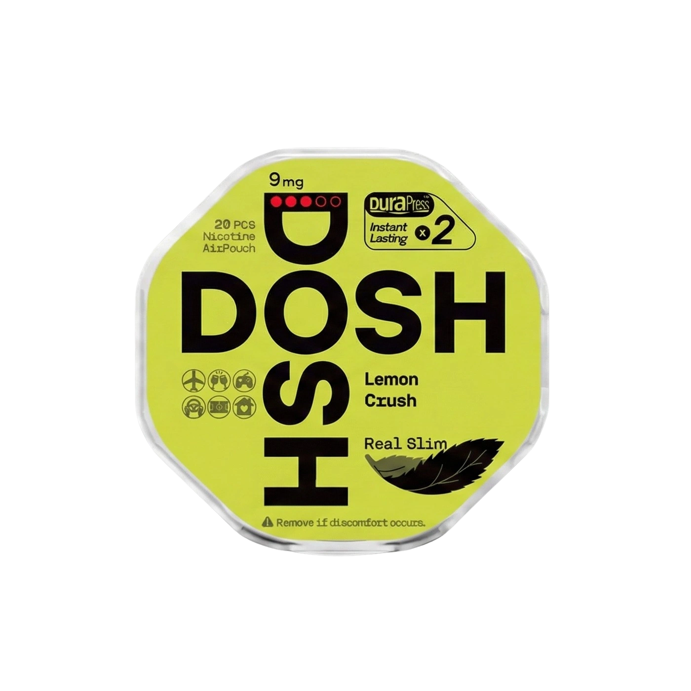 DOSH Lemon Crush 9 mg/pouch (94 mg/g)