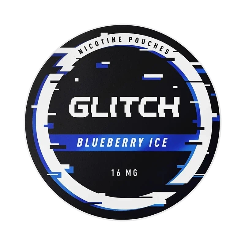 GLITCH Blueberry Ice 12.8 mg/pouch (16 mg/g)