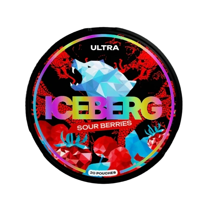 Iceberg Ultra Sour Berries 16.8 mg/pouch (28 mg/g)