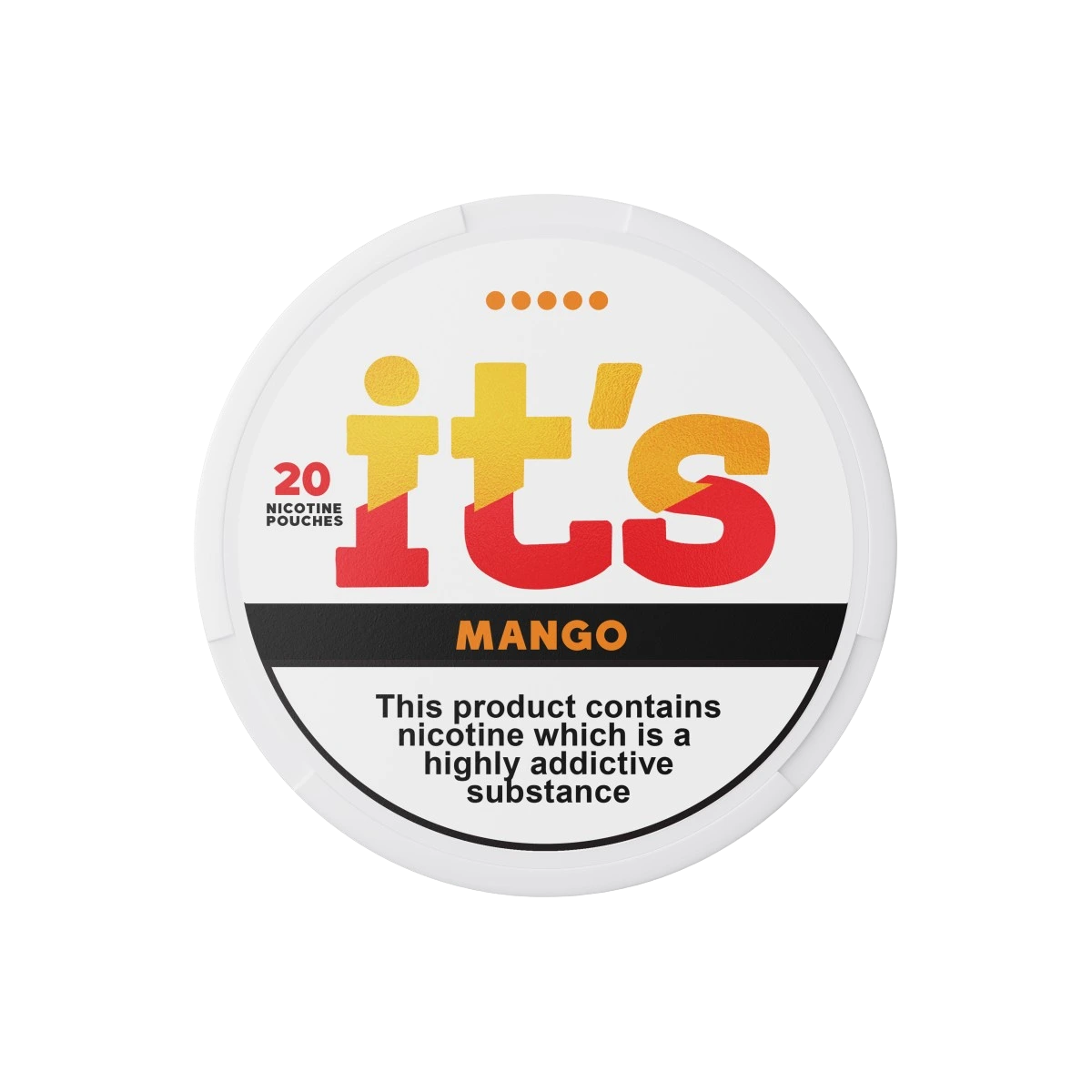It's Mango 20 mg/pouch (26.6 mg/g)