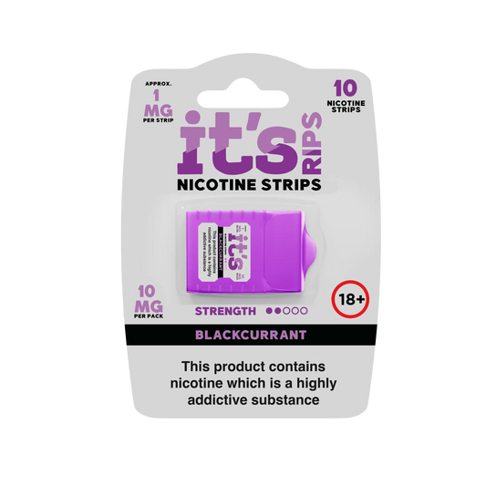 It's Rips Blackcurrant 1 mg/strip (10 mg/pack)
