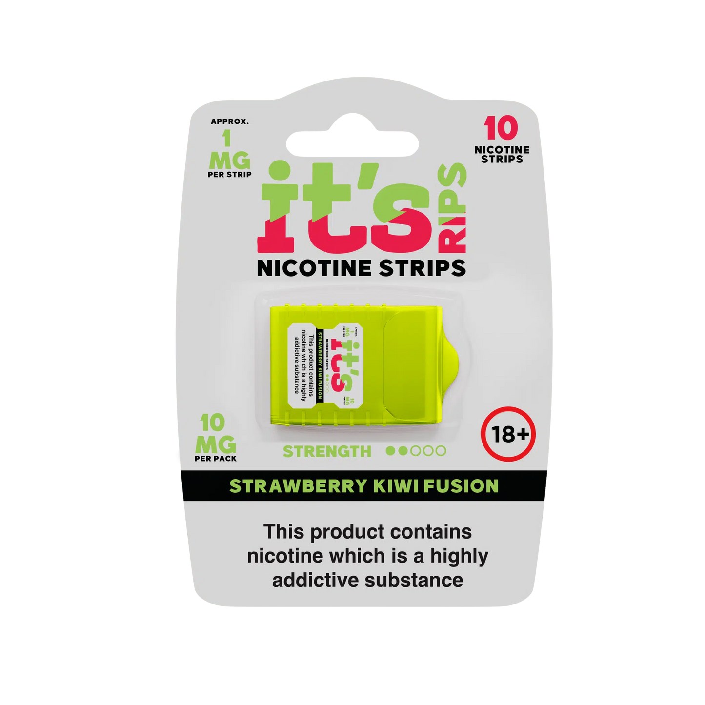 It's Rips Strawberry Kiwi 1 mg/strip (10 mg/pack)