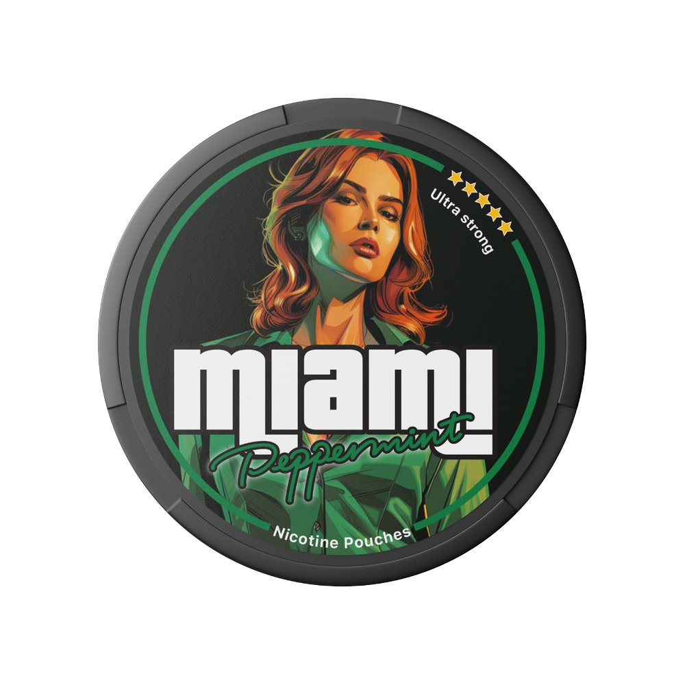 Miami Peppermint Ultra Strong 19.5 mg/pouch (30 mg/g)