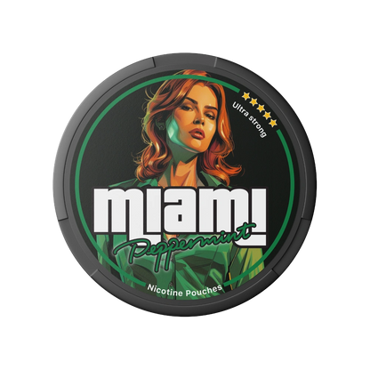 Miami Peppermint Ultra Strong 19.5 mg/pouch (30 mg/g)