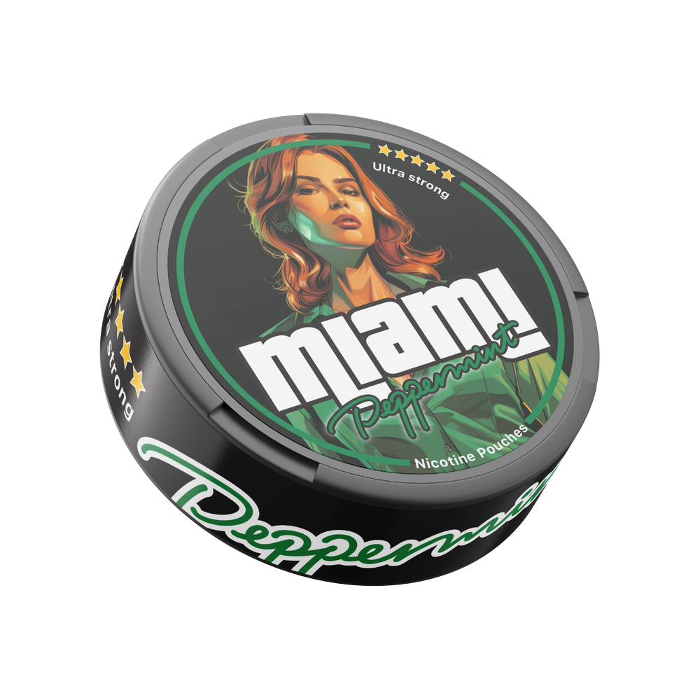 Miami Peppermint Ultra Strong 19.5 mg/pouch (30 mg/g)