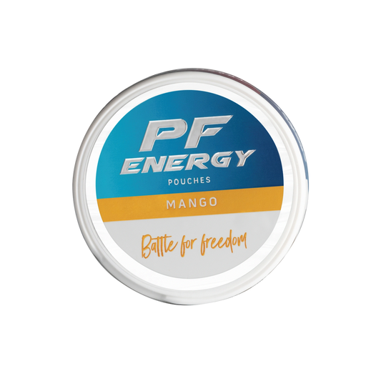 PF Energy Mango Cafeină 65 mg/pouch (130 mg/g)