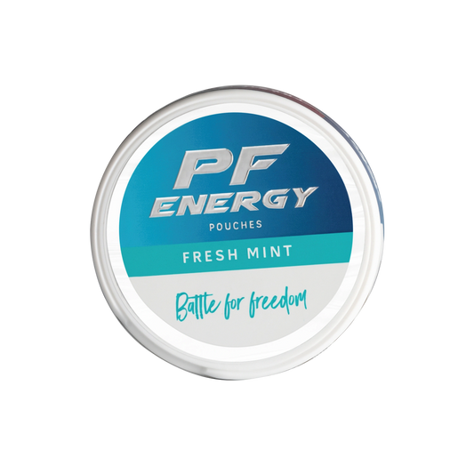 PF Energy Fresh Mint Cafeină 65 mg/pouch (130 mg/g)
