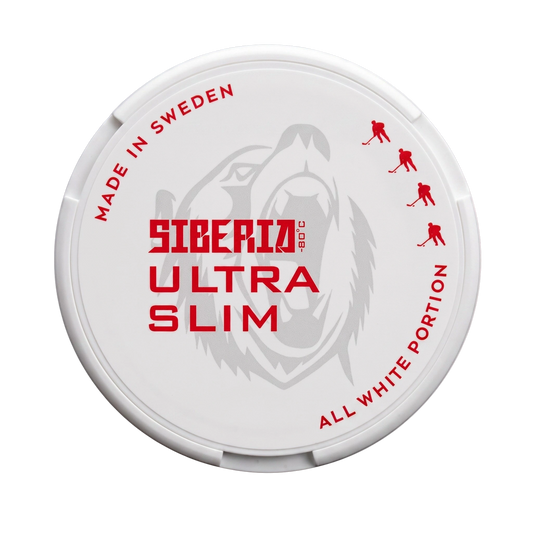 Siberia All White Ultra Slim 16.5 mg/pouch (33 mg/g)